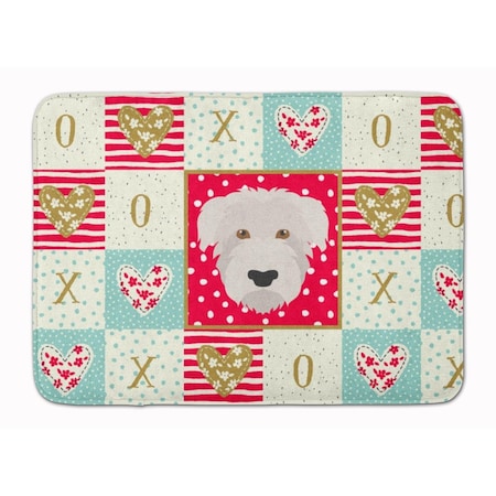 Carolines Treasures 19 x 27 in. Glen of Imaal Love Machine Washable Memory Foam Mat CK5202RUG